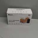 Rechargeable Flameless Candle, Flickering LED Pillar Glass Fake Candle with Remote and Timer, Built-in Battery Real Wax Electronic Candle for Room Decoration, Set of 3 (Snowflake Speckle, Gold)