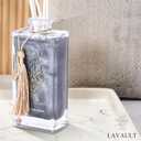 Lavault Reed Room Diffuser Set - Natural Aromatherapy Reed Sticks for Oil Diffuser - Perfect for Bathroom - Scent Diffusers for Home Environment - Air Freshener Diffuser - Grey - Cold Water Aroma