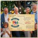 2 x Cool 60th Birthday Card Gifts for Women Men, Happy 60th Birthday Decoration for Mom Dad, Gifts for 60 Year Old Woman Man