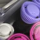 Remington Ionic Conditioning Hair Setter, 20 Velvet Hair Rollers, 6 Large (1), 10 Medium (1"), 4 Small (), Blowout Style Hair Curlers (pink)