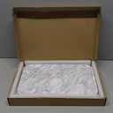 Yew & Tulip 14" x 8.5" Natural Marble Tray for Kitchen, Bathroom, Living Room  Serving/Decorative Vanity Tray for Jewelry, Candles, Decor (Carrara White)