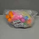 JOYIN 50PCS Plastic Easter Eggs, Empty 2.3" 44PCS Colorful with 6PCS Golden Eggs Bulk Fillable for Easter Hunt Party Favor Basket Stuffers Filler Classroom Prize Supplies Decor