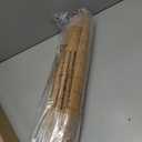 UNISHADES Blackout Cordless Bamboo Roman Shades 21 3/4×64 in Papara Carbon