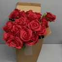 Roshtia 28 Pcs Derby Day Party Decorations Roses Centerpieces Mint Julep Cup for Horse Racing Party Red Rose Flowers Racehorse Themed Birthday Tabletop Supplies