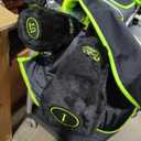 PGM Kids Junior Golf Clubs Ages 3-12, 5-Club Beginner Set Stand Bag Green (1# Driver, 5# Iron, 7# Iron and S, Stiff, Steel, Right)