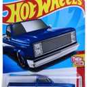 Hot Wheels 83 Chevy Silverado, Blue, Then and Now 9/10