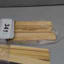 Yellow Mountain Imports 18-Inch Natural Pine Wooden Mahjong Racks with Pushers - Set of 4 (Racks with Pushers Only)