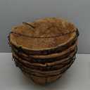 Hanging Baskets for Plants Outdoor(8 inch 4 Pack)- Coconut Coir Hanging Planters Outdoor, Metal Wire Baskets with Coco Liner, Hanging Pots for Plants Indoor, Flower Pots for Railings