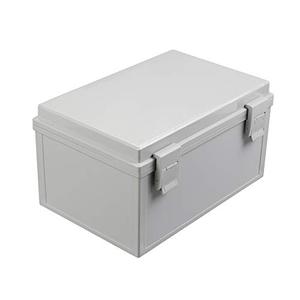 CrocSee ABS Plastic Dustproof Waterproof IP65 Junction Box Universal Durable Electrical Project Enclosure with Lock (11.8"x7.8"x6.3")