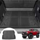 Mabett Cargo Liner Non-Slip Mat for Ford Bronco Accessories, All-Weather Protection Trunk Mat Fit Bronco 2021 2022 2023 2024 4-Door Black