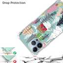 Qimulgociz Aesthetic Christmas Village Trees and House Case for iPhone 13 Pro, Winter Silvan Snow Ground with Fox Cover for Girls Boys Women Men, Trendy TPU Bumper Cover Case for iPhone 13 Pro