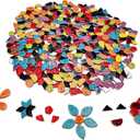 500g/1.1lb Random Color Irregular Ceramics Mosaic Tiles,DIY Making Creative Ceramic Mosaic Tiles for DIY Craft Plates Flowerpots Vases Cups Mosaic Making Supplies (Irregular Mix Color)