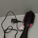 REVLON One-Step Volumizer Hair Dryer and Styler | Less Frizz, More Shine, and Less Heat Damage for Fast and Easy Salon-Style Blowouts, for All Hair Types and Lengths (Black) (1.0 VOLUMIZER)