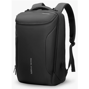 MARK RYDEN Business Backpack for Men, Waterproof High Tech Backpack with Sport Car Shape Design and USB Charging Port, Travel Laptop Backpack Fits 17.3 Inch Notebook