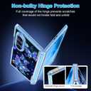 Hekodonk for Galaxy Z Fold 7 Case,[Compatible with MagSafe][Glow in The Dark][Front Screen Protector][Stand][Hinge Protection],Slim Fit for Women Girls for Samsung Galaxy Z Fold 7,Blue