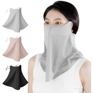 UV Sun Protection Face Mask with Neck Coverage UPF 50+ Face Shield Breathable Design for Summer Outdoor Activities