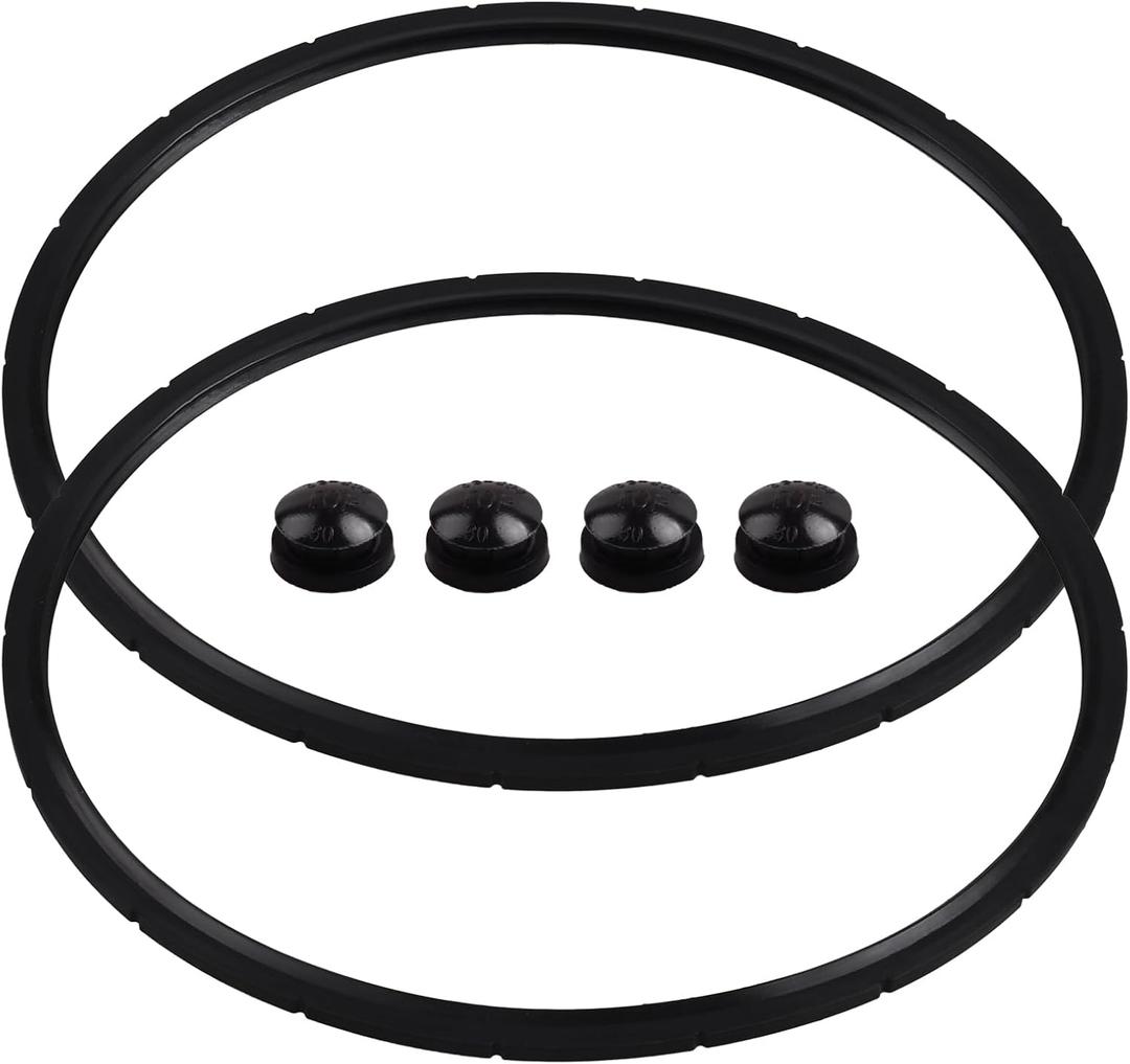 09985 Pressure Canner Sealing Ring Replacement for Presto Pressure Canner - Fits Presto Pressure Cooker models 0174510, 0175510, 0175107, 0178107 (Pack of 2) (2PCS, Black)