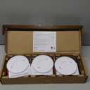 Kidde Smoke Detector, 10-Year Battery Powered, with LED Status Lights, 85 dB Alarm, 5-inches, 20SD10, 3 Pack