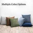 ELEGANT LIFE HOME Pack of 2 Decorative Velvet Throw Pillow Covers, Cushion Covers Set, Soft Pillow Case Shell for Car Sofa Bedroom (Navy, 18''×18'')