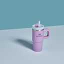 STANLEY Quencher H2.0 Tumbler with Handle and Straw 20 oz | Flowstate 3-Position Lid | Cup Holder Compatible for Travel | Insulated Stainless Steel Cup | BPA-Free | Lilac