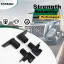 32 Pcs Chassis Fuel Tank Fairing Handle Kit Compatible with Volvo VNL 2018-2025 Replaces# 82757805, 82757807, 82757796, 82757798, 20727161, 20727160, 20745991, 20745994, 990929