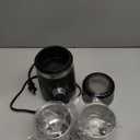 SHARDOR Electric Super Silent Blade Coffee Grinder, Timed Grind Control Rotary Knob, Adjustable Coarse to Fine for Coffee Beans, Spices & Herbs, with 2 Removable Stainless Steel Bowl, Black