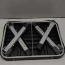 11" Folding Step Stool, Non-Slip 16x12 Large Platform, Portable Compact Sturdy Steel Frame for Kids Adults Seniors at Indoor Outdoor - Durable & Safe, Black