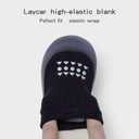 Baby Sock Shoes Baby Walking Shoes Infant Non-Slip Breathable Slippers with Soft Rubber Sole Baby Boys Girls Sneakers (18-24 Months Toddler, Af-39 Black)