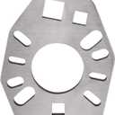 Mission Automotive Pinion Flange Holding Tool - Stainless Steel, Silver Powder Coated, 2x 1/2 In Square Sockets