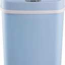 16 Liter Trash Can Automatic Touchless Sensor Waste Bin Baby Deodorant Diaper Garbage Container Plastic Recycle Bins,Blue