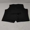 Mens Suit Vest, Business Formal Dress Vest for Men Solid Slim Fit Waistcoat, XL