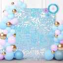 Shimmer Panels Sequin Panel Backdrop Mermaid Backdrop 36 Packs Birthday Wedding Background Wall Anniversary Wedding Engagement Decoration, 6ftx6ft