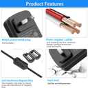 18V 1A Power Adapter Center Positive, AC 100-240V to DC 18Volt 1000mA Universal Power Supply Cord, fit for 18V Electronics (Not for Battery Charger), with 5 Tips.