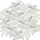 Cenipar Dishwasher Rack Tine Prong Repair End Cover Caps White (100pcs) Anti Slip 1 inch Round Tips