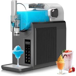 Slushie Maker Black Big Ice Machine, 86oz Liquid Capacity Frozen Drink Makers Home