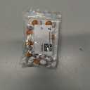 2 x 36Pcs Miniature Fake Eggs 1/12 Scale Dollhouse Eggs Models 3 Colors for Easter, Painting, Decorating, Crafting, Fake Food, and Nest Box Training