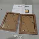 TOFOREVO Picture Frames 4x6 Set of 2 Rustic Wood Grain Photo Frame for Gallery Wall Mounting or Tabletop Display