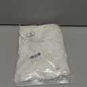 ssyyx Women Lingerie Sexy Open Front Lace Babydoll Dress with Thong Halter Mesh Nightgown White, Size Medium