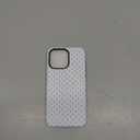 Jusy Compatible with MagSafe Polka Dot Case for iPhone 15 Pro Max, Cute Aesthetic Polka Dots Magnetic Phone Case, Soft TPU and Hard PC Protective Phone Cover for Women Girls (Matte) - White