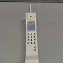 Retro Brick Cell Phone Ornament, Vintage Cellular Phone Model, Old Fashioned Cell Phone Template for Family Decoration Simulation Photographic Ornaments (White)