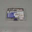 Air Coupler and Plug Kit,34 PCS 1/4" Inch Body Size x 3/8" NPT Thread Air Tool Fittings Set, 3/8" Quick Connect Air Hose Fittings Air Compressor Accessories