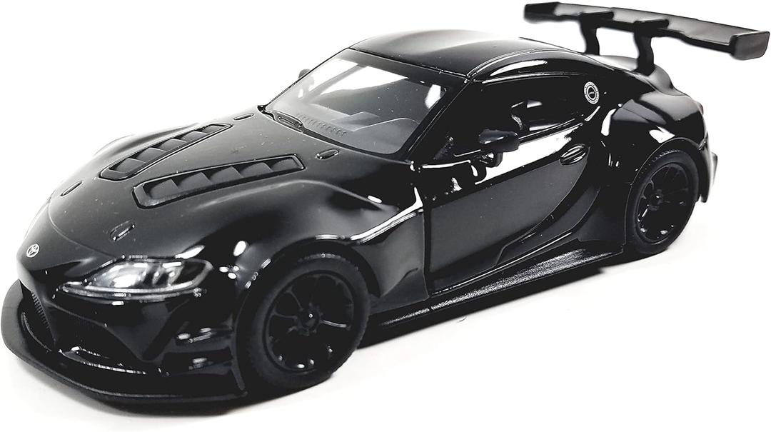 KiNSMART Toyota GR Supra Concept Racing Edition 1/36 Scale Diecast Race Car (Black)