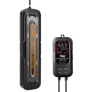 hygger Aquarium Heater, 150W/300W Adjustable Power Fish Tank Heater with Digital Display External Controller, Automatic Power-Off Protection Heater for 25-80 Gallons Freshwater and Saltwater Tank