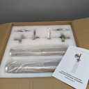 Brass Wall Sconces Set of Two, 19.48" Modern Wall Lighting with Clear Glass Tube, Bathroom Vanity Lights, Bronze Sconces Wall Lights for Bedroom, Living Room, Hallway, Staircase (Including Bulb) (2pack)