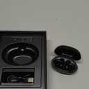 Wireless Ear Clips Earbuds Open Ear Clips Earbuds Ear Clips Headphones Bluetooth Stereo Sport Earphones with Mic Noise Canceling Lightweight Waterproof (Black)