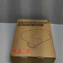 Eydna Electric Heated Blanket Throw Size 50"×60" with 9 Heating Levels 110 Hs auto Off, Heating Throw Double Sided Sherpa, Energy Efficient, Machine Washable, for Sofa & Office, Dark Blue