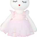 Ballerina Doll Easter Stuffed Animal Bunny Plush Animal Doll, Plush Rabbit Toy Bunnys Stuffed Animals for Girls Easter Animals on Party Birthday Christmas