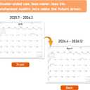 5 x Lbylyhxc Calendar 2025-2026 - Includes July 2025 to December 2026-18 Monthly Wall Calendar 2026, 14.7 x 11.5 Inches.Thick Paper with Julian Dates and Block for New Year and Christmas Presents (wall calendar 2025-2026 simplicity)