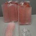 Mini Heart Shaped Dessert Cups with Spoons 2.7 oz Valentine Day Plastic Appetizer Cup Clear Disposable Reusable Heart Shaped Bowl for Valentine Wedding Party Cakes Ice Cream(Pink,100 Set) missing 10 hearts and spoons