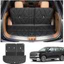PWY Cargo Mat Replacement for 2026 Hyundai Palisade 7/8 Seat (Only Gas), All Weather TPE Cargo Liner with Backrest Mat for Hyundai Palisade Trunk